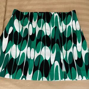 Zara NWOT High Waist Satin Effect A-Line Mini Skirt. Size Med.